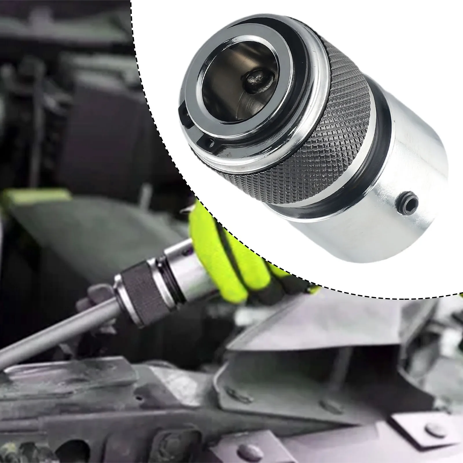 

Heavy Duty Retaining Quick Chuck Tool Fit for 150/190/250 Pneumatic Hammer Stable & Fast Replacement Power Tool Accessory