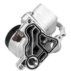 11428642289 New Engine Oil Filter Housing w/ Oil Cooler For BMW 328i 335i 528i X3 Z4 xDrive 11427548032 11428683206 11427597635
