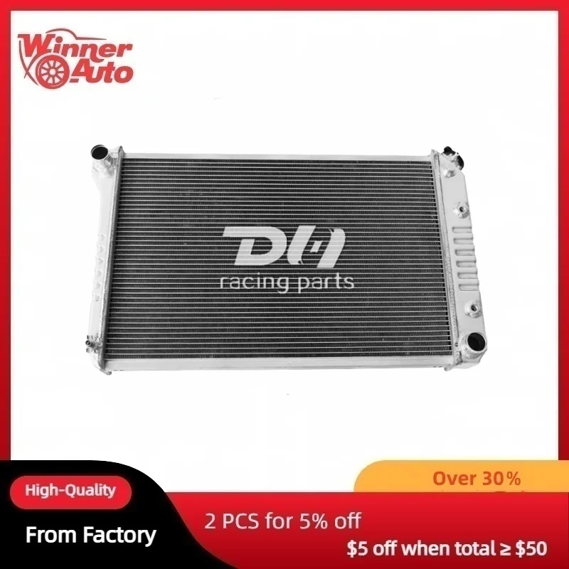 

upgraded 3Row Radiator For Chevy 68-73Chevelle 68-77El Camino 71-90 Caprice 28"W