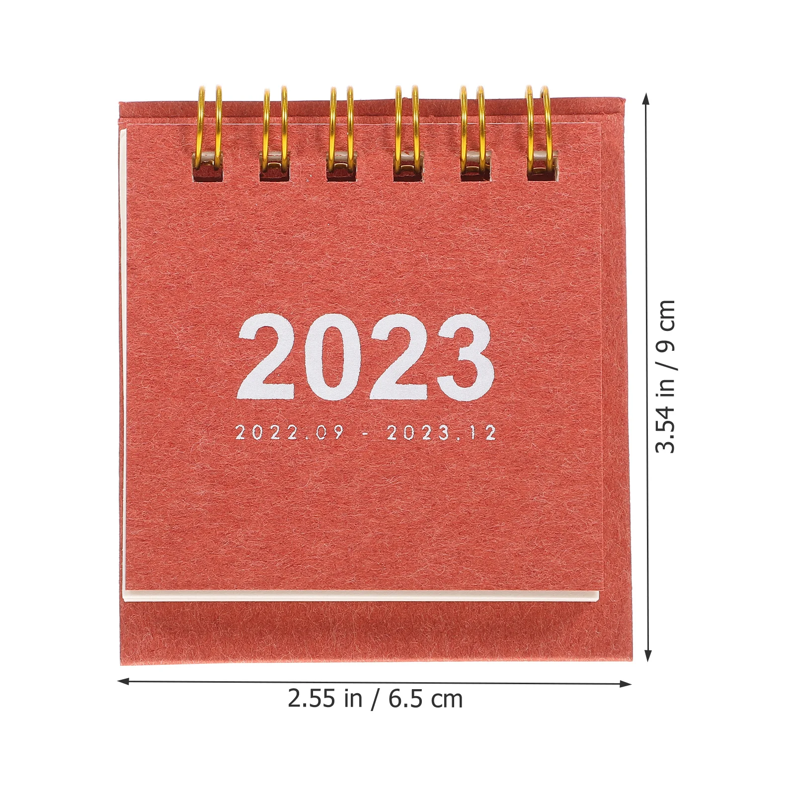 1pc 2023 Mini Calendar Small Paper Desktop Calendar For Office Home Decor Functional Table Planner Organizer Simple Standing