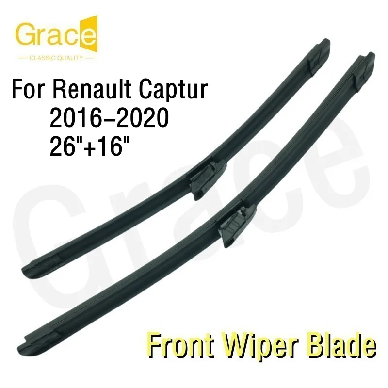 

Для Renault Captur щетка стеклоочистителя 26 "+ 16" лобовое стекло автомобиля резина 2016 2017 2018 2019 2020