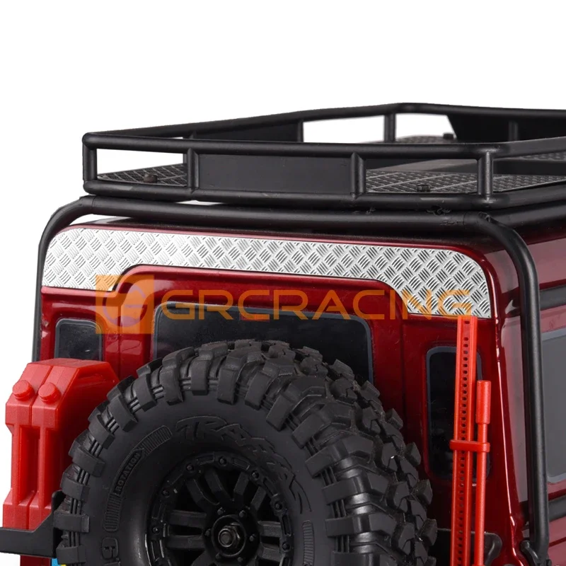 Achterklep Top Anti-slip Plaat Metalen Decoratie Voor 1/10 RC Crawler Auto Defender Traxxas TRX4 TRX-4 82056-4