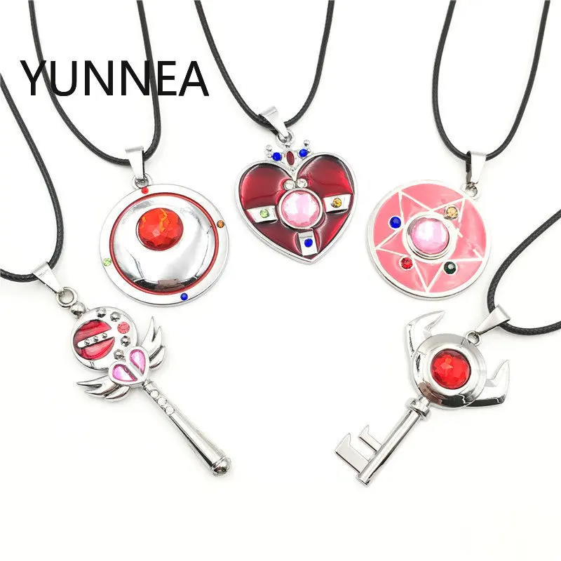 SAILOR MOON Anime Maidenhair Collection Necklace with Alloy and Diamonds Anime Cosplay