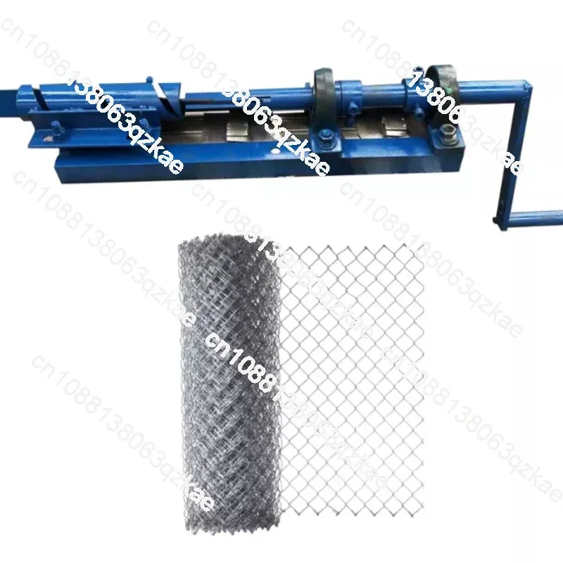 One-man business manual chain link fence machine to help