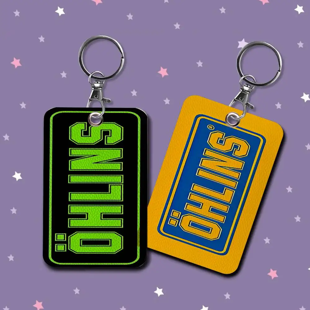 O-Ohlins الكرتون بطاقة المفاتيح أنيمي الأزياء قلادة حقيبة معرف الباب بطاقة حالة حافلة بطاقة لطيف الكبار هدية عيد ميلاد #2