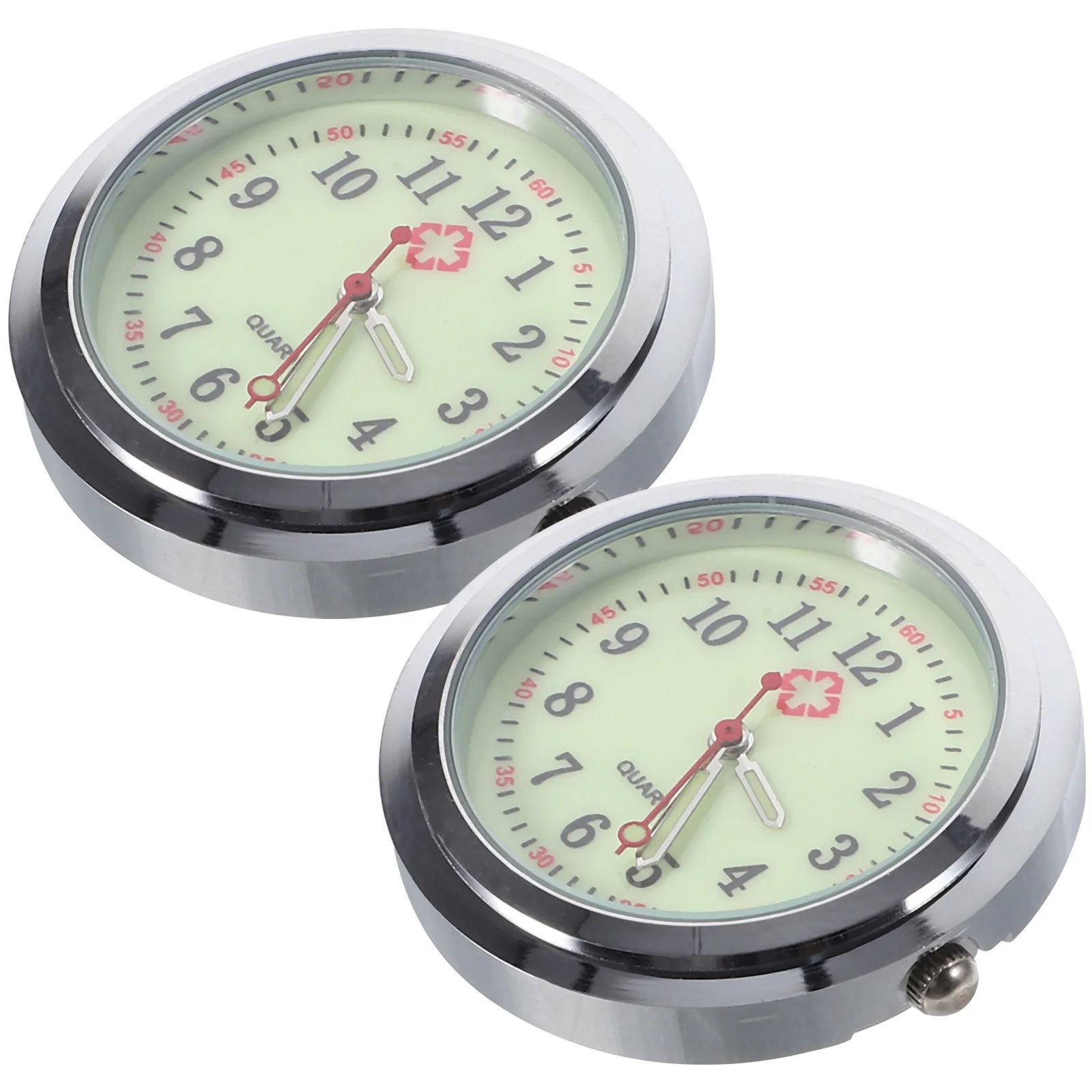 

2pcs Night Luminous Clock Dial High-Quality Glass For Diy Pocket Vintage Watch Face Nurse Watch Parts Accessory