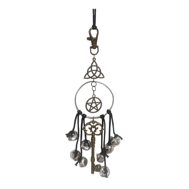 3 Piece Rattan Wind Chimes Pray Crystal Wind Chimes Witch Protect Door Handle Pendants