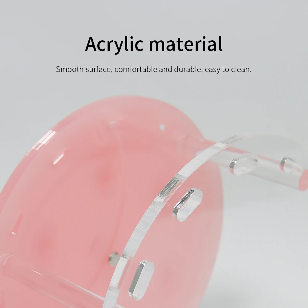 Acrílico Pestana Pinça Rack De Armazenamento, Lash Pinças Extensão, Prateleira Hold, 360 ° Rotação, 12 Buracos