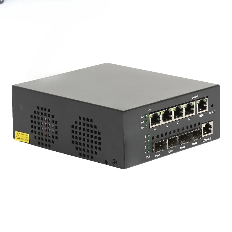 Mini EPON 4PON OLT Work With EPON XPON ONU Without PX20+++ PON No SFP Modules PX20+++ HA7004S