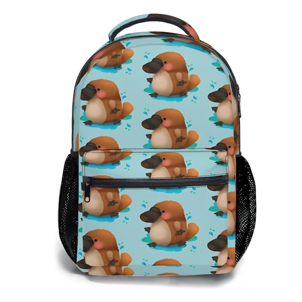 Platypus Puggle-mochila universitaria impermeable de alta capacidad para niñas, mochilas escolares para portátiles, 17 pulgadas ﻿ ﻿