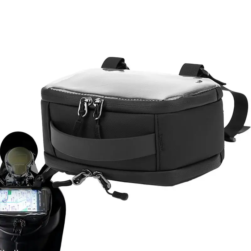 Waterproof Motorcycle Front Bag rainproof motorbike  pedal electric front bag expandable crossbody riding equipment waist bag