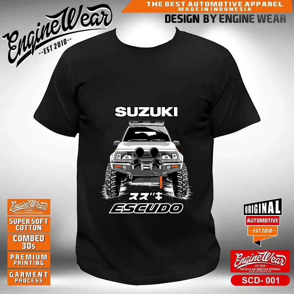 

Suzuki Escudo 4x4 Off-Road Vehicle Print T-Shirt, Men's and Women's Casual Car Pattern Short-Sleeve Top