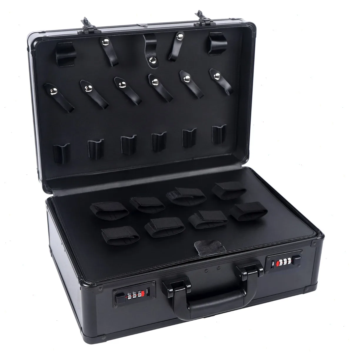 

Hairdressing Tools Storage Case Barber Organizer, Professional Large Capacity Toolbox,Portable for Travel Salon Stylist Supplies