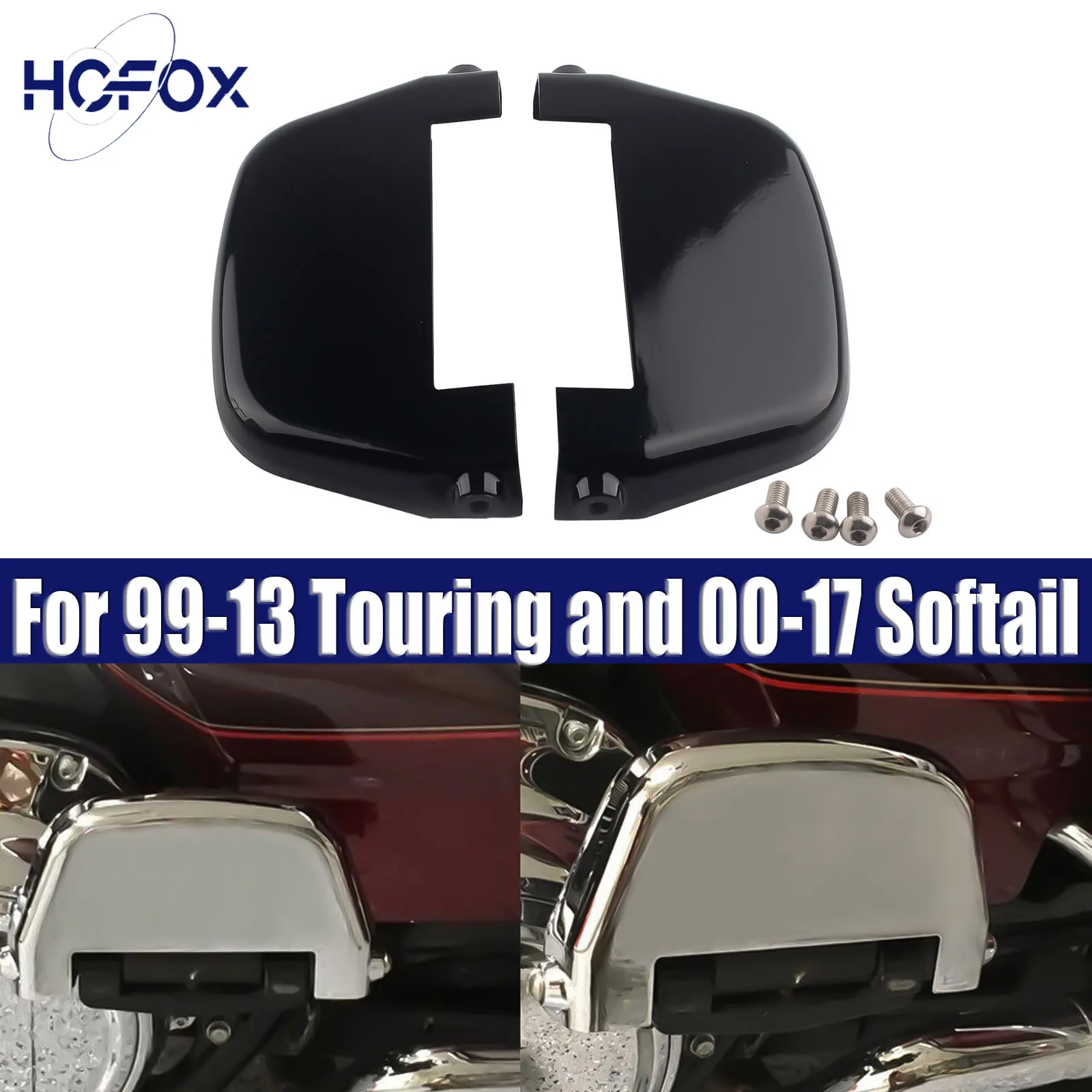 

Passenger Floorboard Inserts Covers For Touring and 00-17 Softail and Dyna 1999-2013