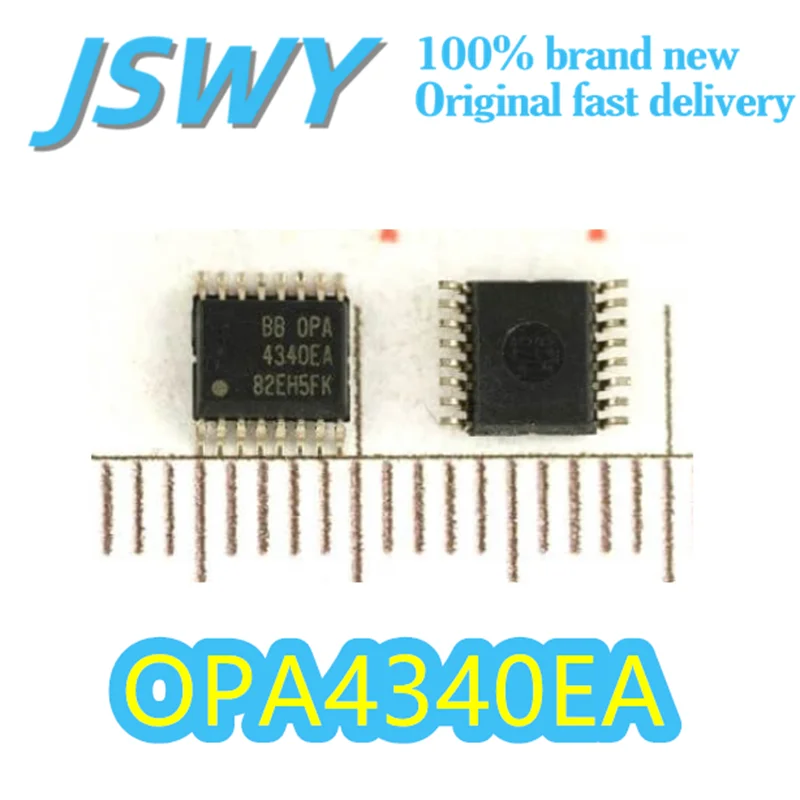 

(10/50 pieces) OPA4340EA 4340EA Patch MSOP-10 Precision Op Amplifier 4 Channels Original Electronics Quick Shipping