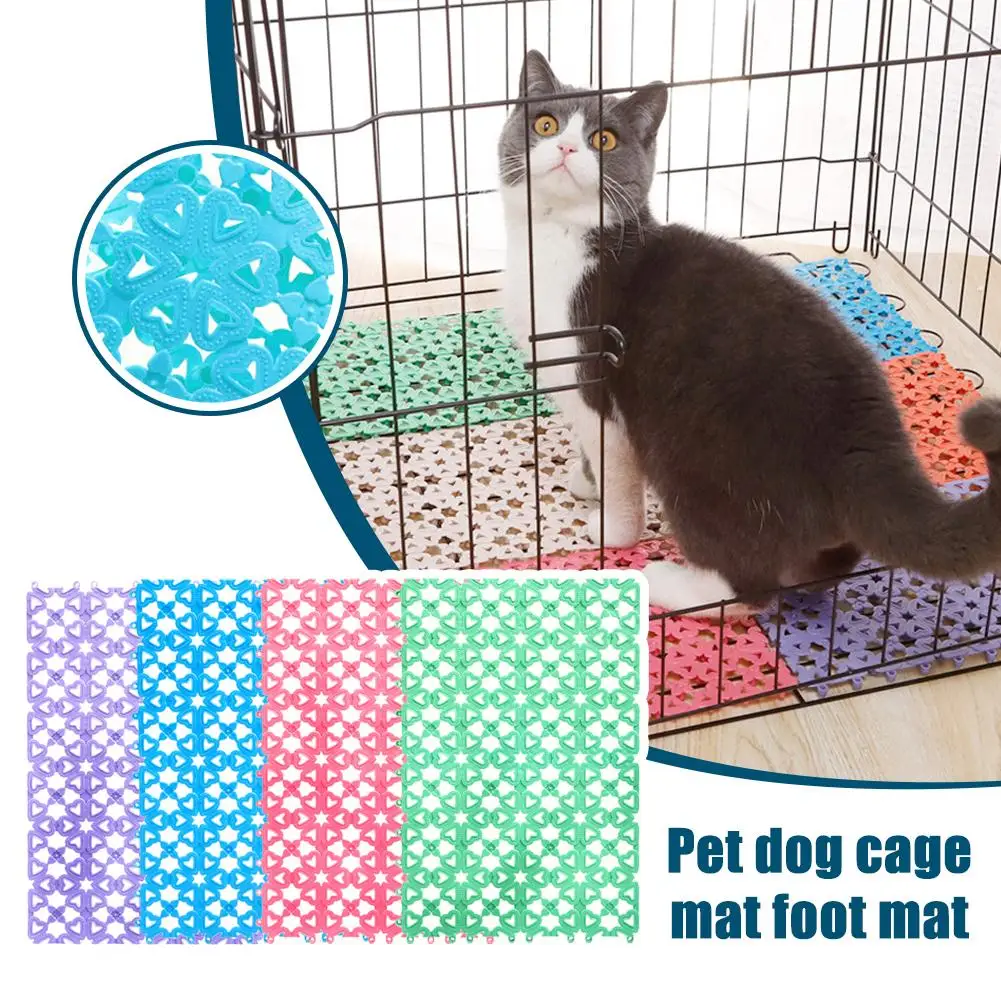 

Rabbit Cage Mat Floor Plastic Mats Feet Pads For Pet Cats Dogs Hamster Chinchilla Guinea Pig Litter Supplies C9A2