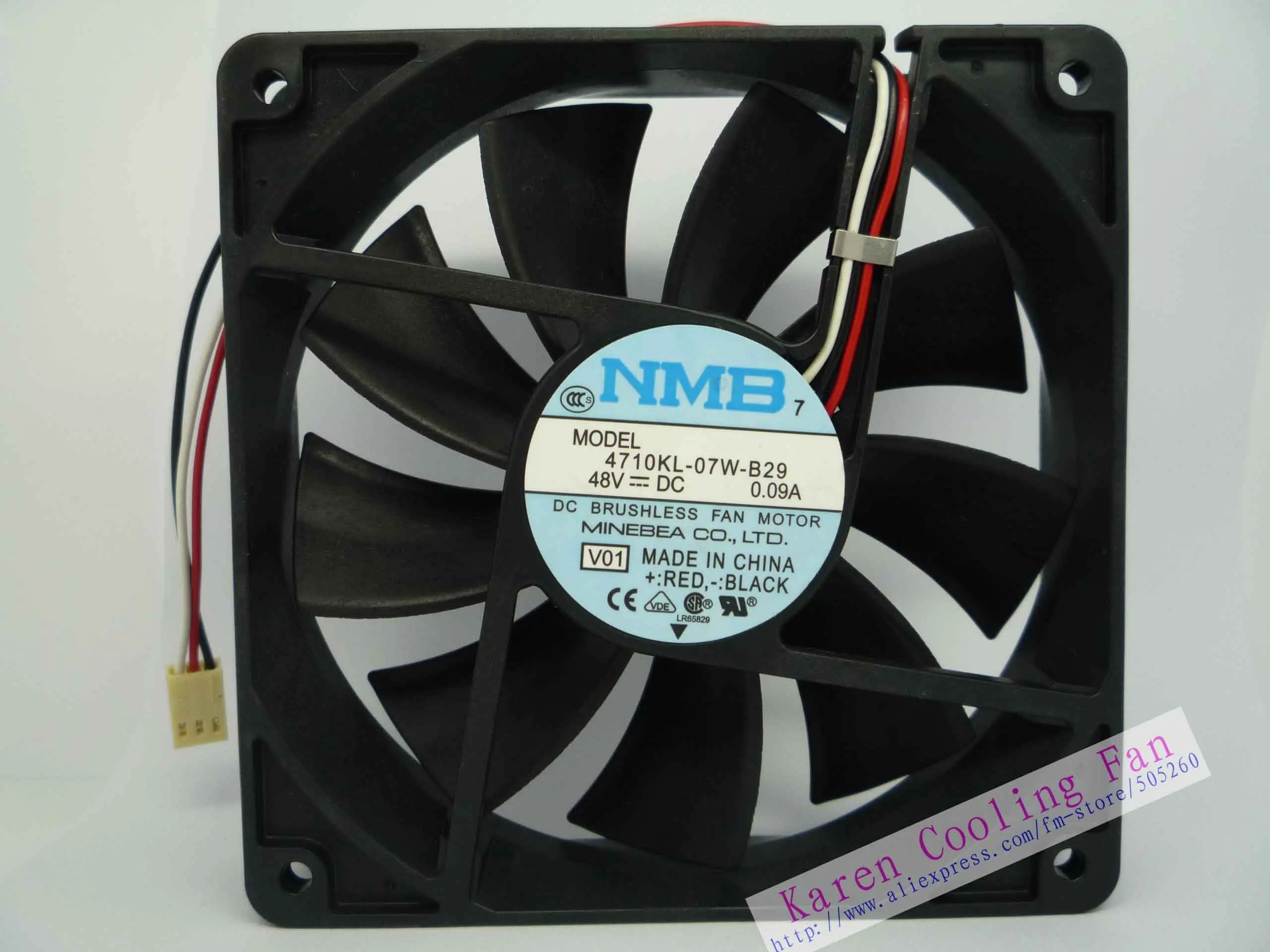 

12CM 4710KL-07W-B56 12025 48V 0.24A 4WIRE colling fan 4710KL-07W-B49 4710KL-07W-B29 4710KL-07W-B69