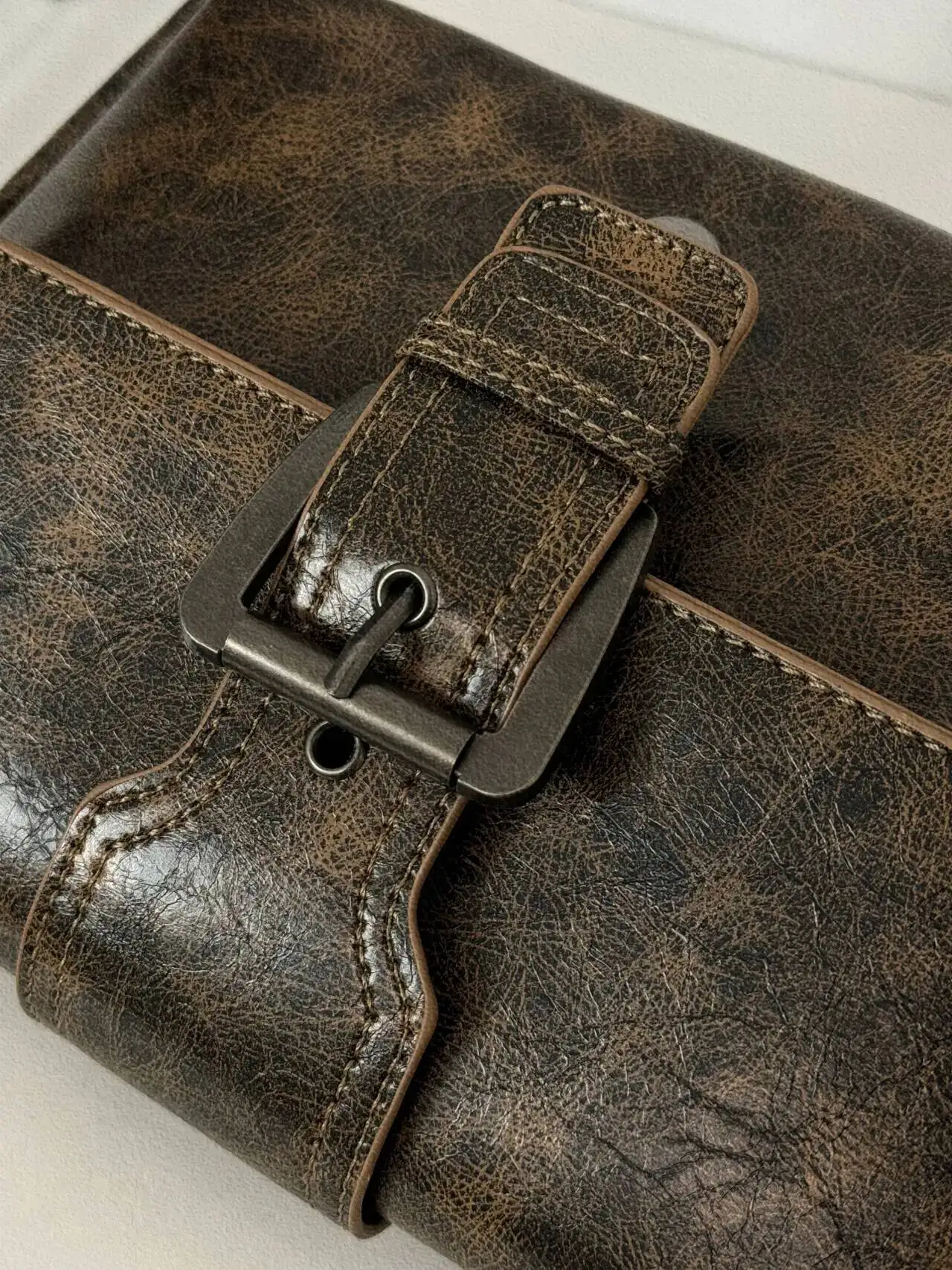 Bloom Vintage Brown Underarm Bag Women New Retro Handle Crocodile Pattern Casual Y2k Handbag Ladies Haruku Solid Bolsa 2024