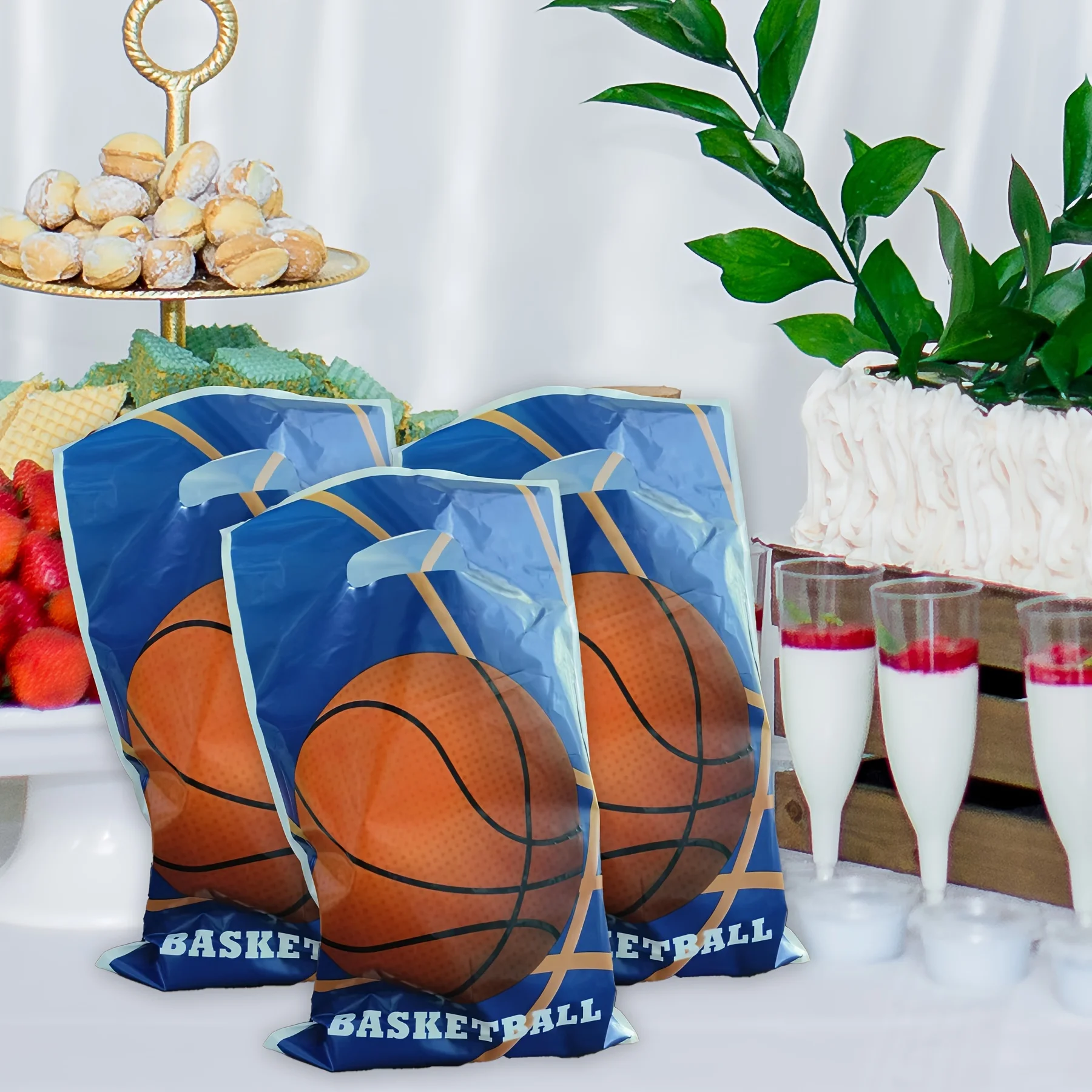 20-piece blue basketball gift bag party gift bag candy cake gift bag holiday birthday wedding gift gift supplies