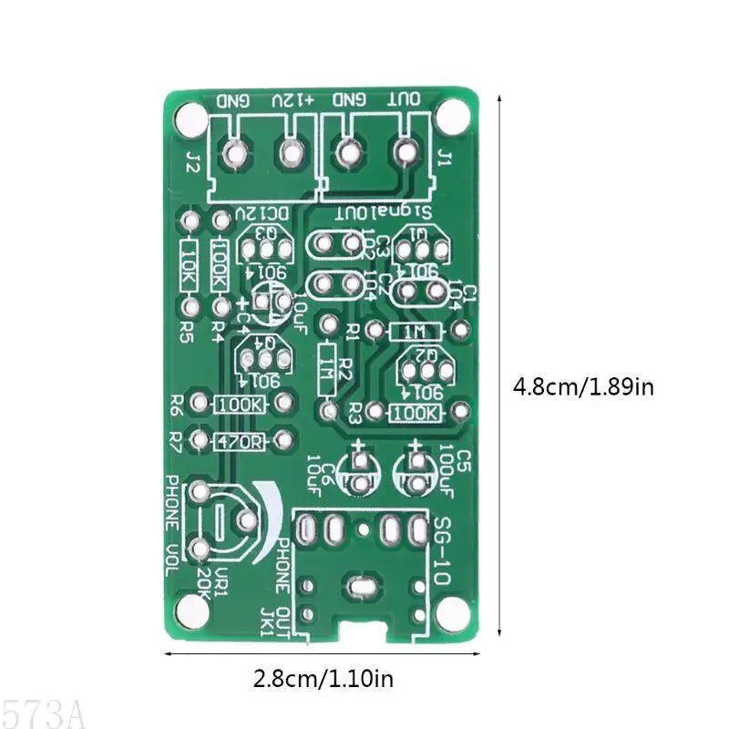 573A Генератор сигналов белого шума DIY Электронный комплект 2-канальный выход для тестовой терапии с помощью генератора шума