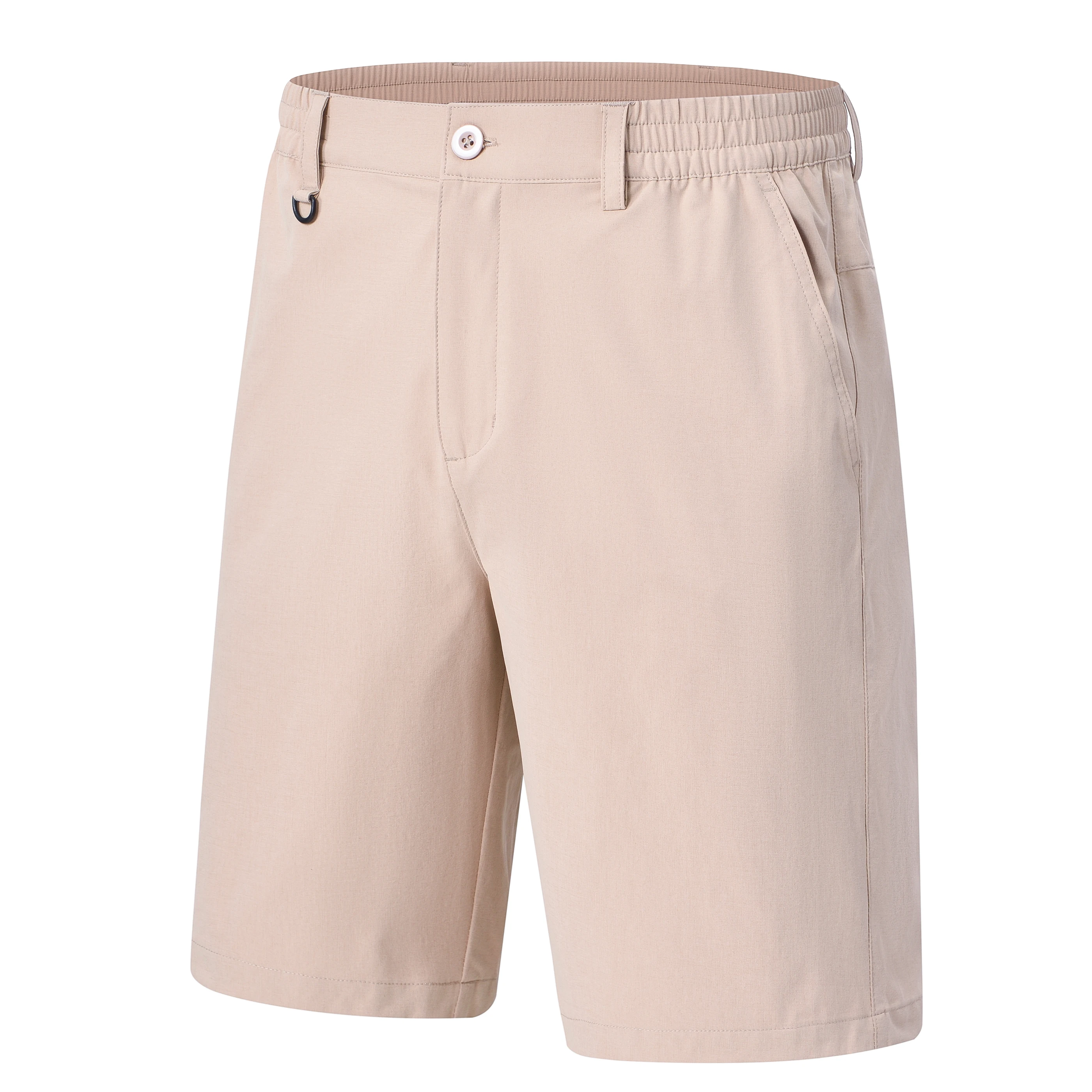 Sommer Herren Freizeitshorts Business- & Golf-Hosen, Atmungsaktive Relaxed-Fit-Shorts mit Schnellverschluss-Taschen – Detail 7