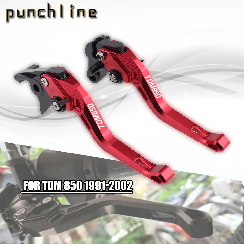 

Fit For TDM 850 1991-2002 TDM850 TDM-850 2000 1999 Motorcycle CNC Accessories Short Brake Clutch Levers Adjustable Handle Set