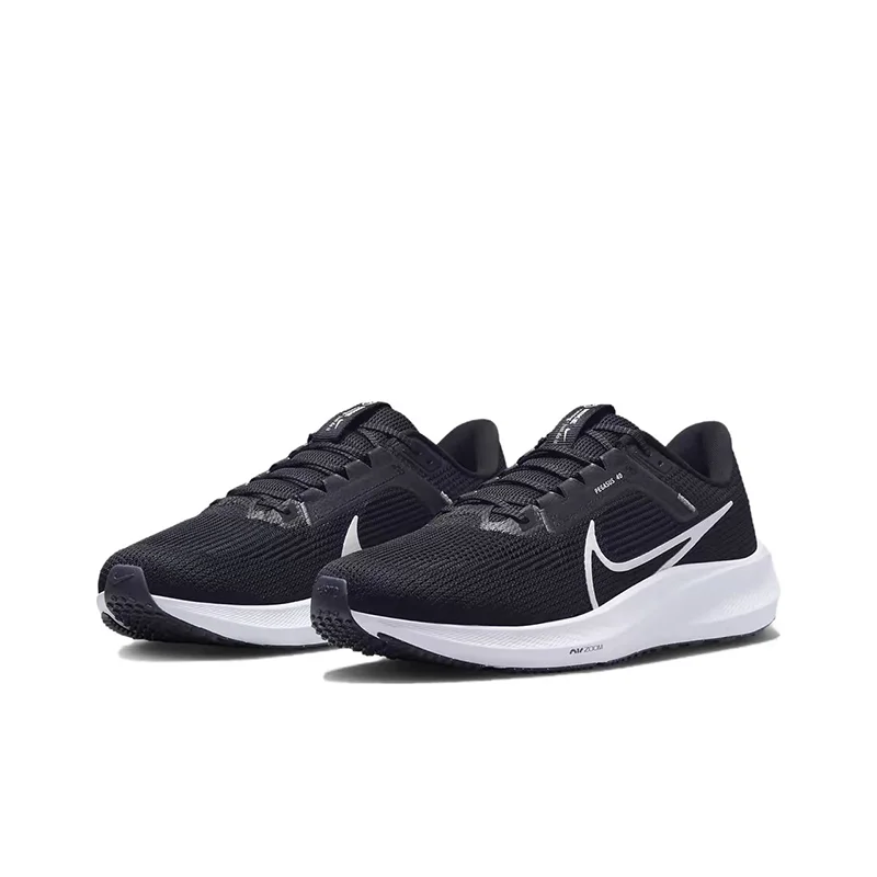 Nike Air Zoom Pegasus 40 Comfortable Fit Low cut Marathon Running Shoe for Men, Black