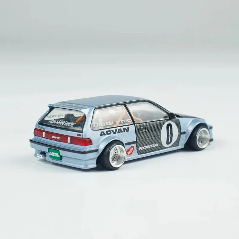 Kaido House 179 *CHASE* 1:64 EF ROULETTE V1 HONDA CIVIC غطاء محرك السيارة القابل للفتح Diecast نموذج سيارة MINIGT KHMG