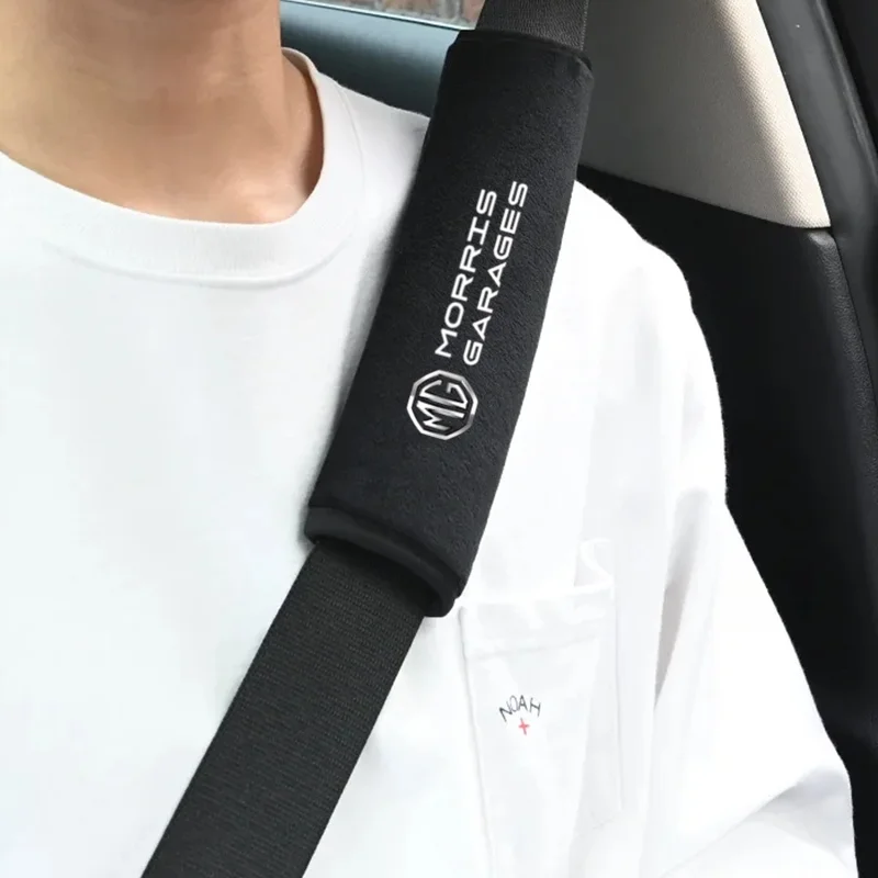 

Car seat belt leather Shoulder Protector Safety Belt 2pcs For Morris Garages Motors MG ZS GS MG5 6 mg3 Gundam 350 Parts TF HS