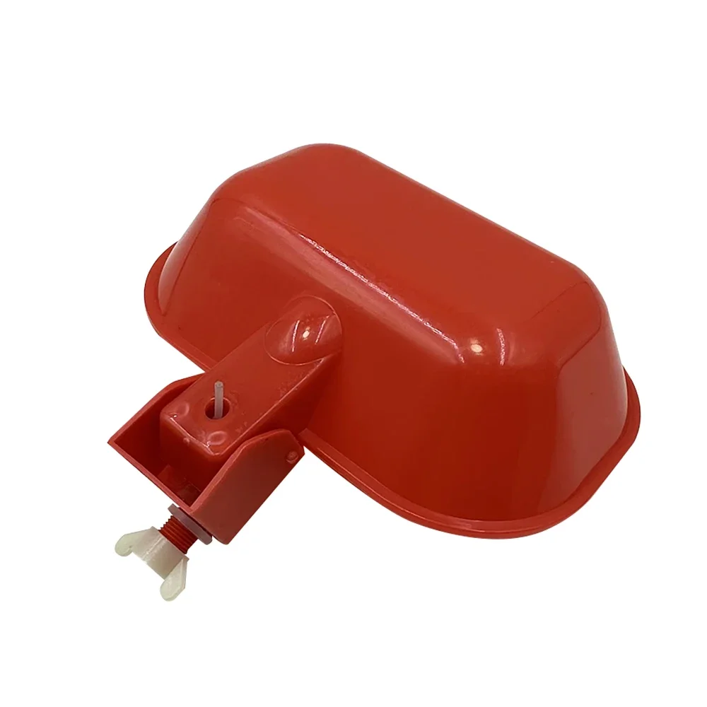 5 Pieces of Red Automatic Water Dispenser for Chickens Ducks Geese Water Bowls Poultry and Birds Poultry Feeding Products