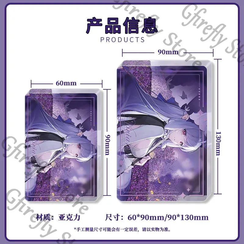 Zenless zona zero areia movediça mahjong anime decoração sinal de pé vivian banshee placa indicativa cartão tijolo ambido presente