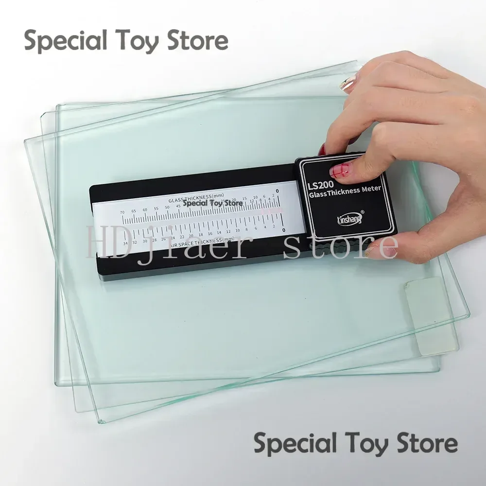 LS200 LS201 Digital Hollow Glass Thickness Meter Gauge Double Triple Glazing Measuring Tool Laser Window Glass Thickness Meter