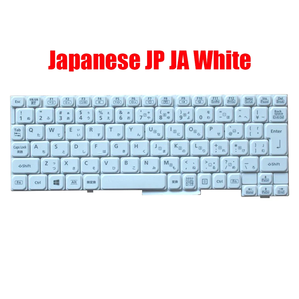 

Laptop Keyboard For Panasonic For Let's Note CF-SZ5 CF-SZ6 HMB8358CPA11 01A SN1510210229 Japanese JP JA White New