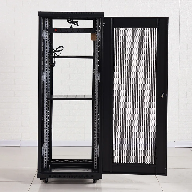 معدات الاتصالات لخزانة الشبكة 18-42U، خزانة التبديل الحالية الضعيفة