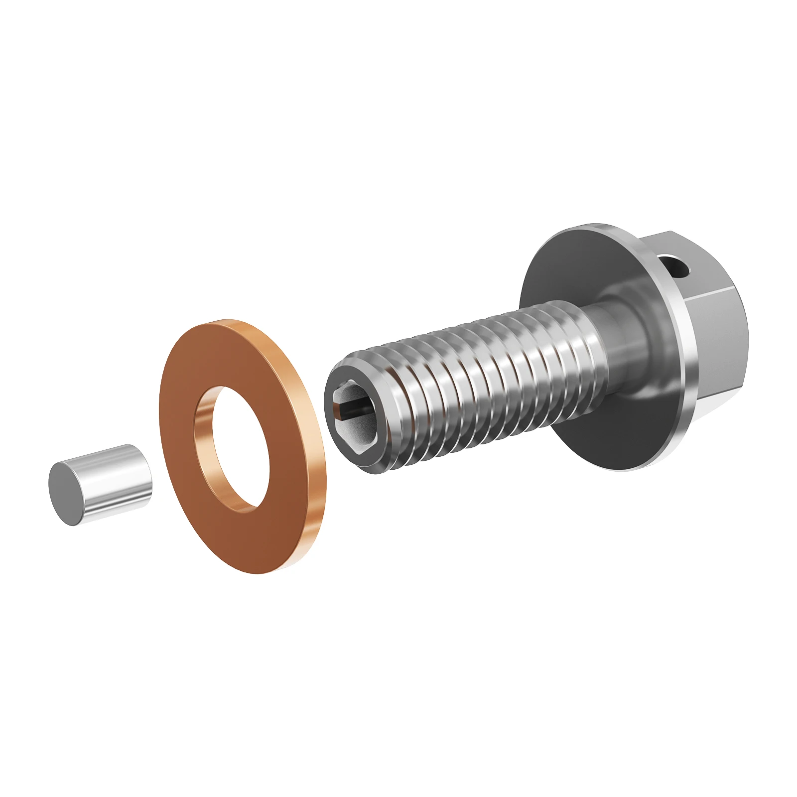 M8X1.25 Magnetic Oil Drain Bolt Plug Screw For Suzuki RMZ450 2008-2016 RMZ250 2013-2016 Honda CRF450R CRF250R 2009-2016 CRF250X