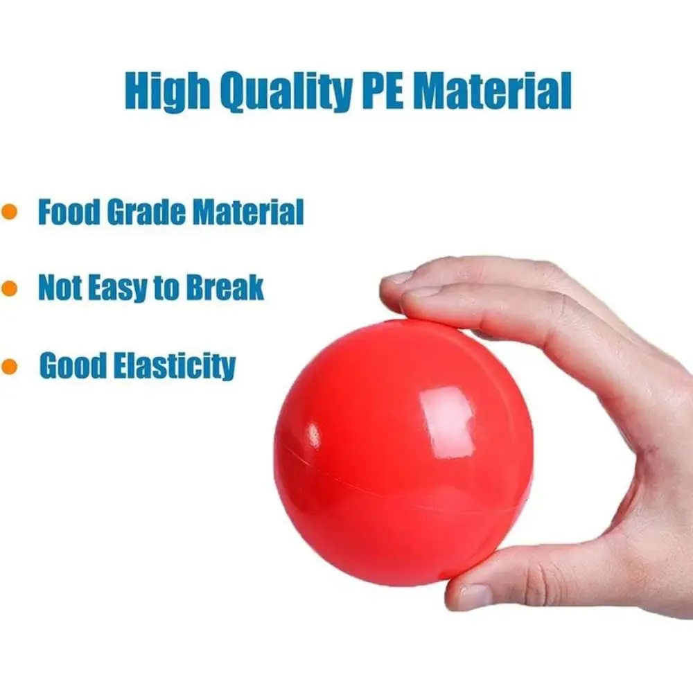 50 pçs plástico engrossado oceano bola brinquedo interativo montessori onda grossa bola quebra-cabeça brinquedo colorido requintado