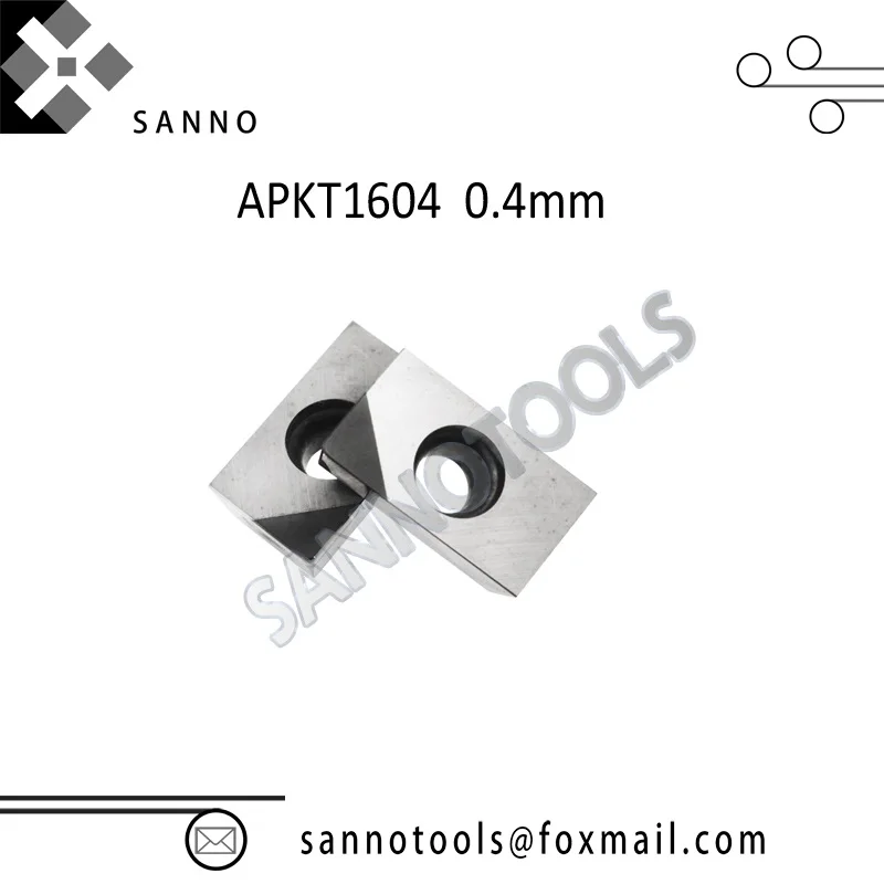 

Высококачественные карбидные Токарные Вставки R0.4 APKT1604 / R0.8 APKT1608 CBN CNC, 2 шт.