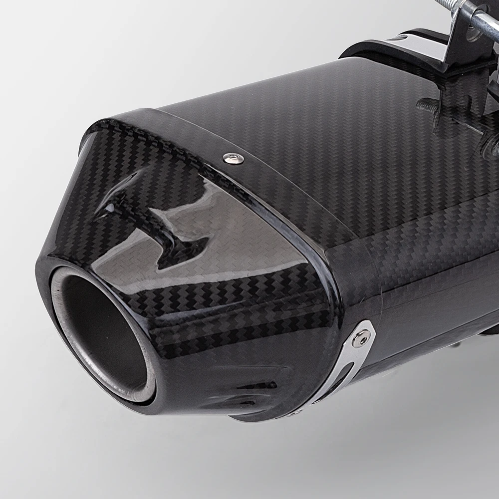 

675SR 675S 675R Exhaust Silp On Middle Link Pipe Carbon Fiber Muffler F5 All Carbon Fiber Muffler System 2007-2012