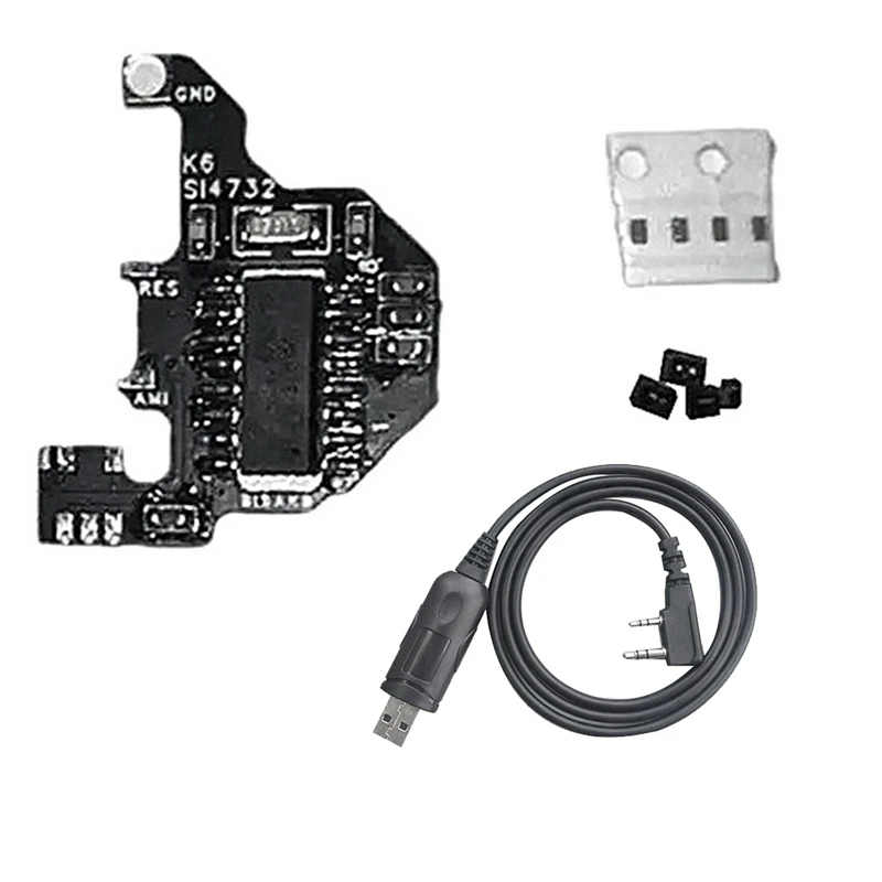 SI4732 Shortwave Radio Module+USB Programming Cable For Quansheng UVK5/UVK6 DIY Shortwave Modification Module Kit