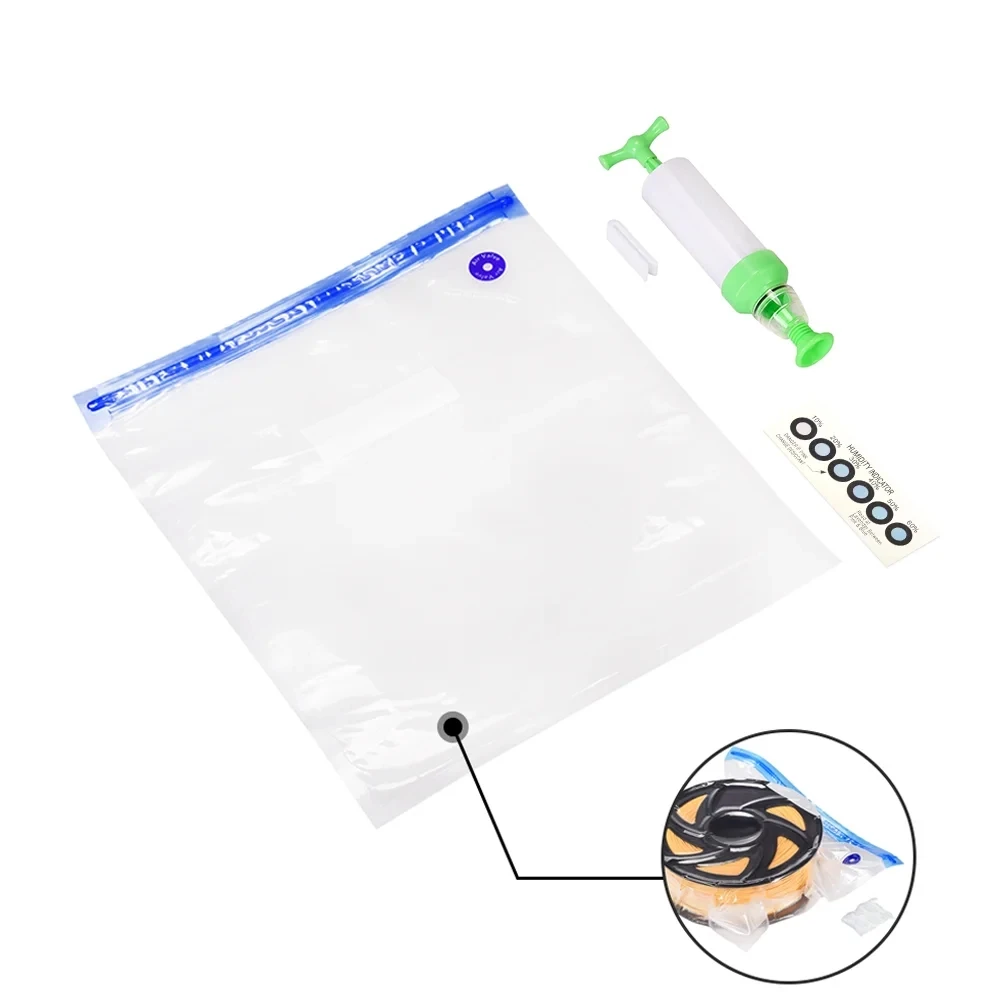 Dryer Safekeeping Humidity Resistant Vacuum Storage Bag that Keep Filament Dry For 3D Printer PLA ABS Filament