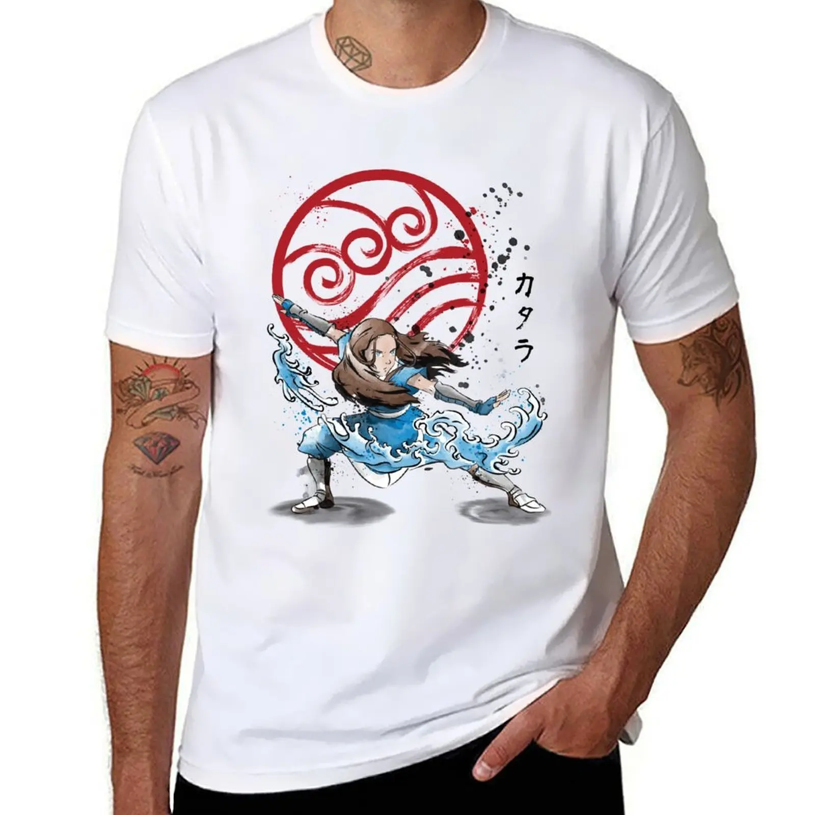 

The power of the water tribe T-Shirt t shirts for man pack cotton man t shirts for men casual T-Shirt