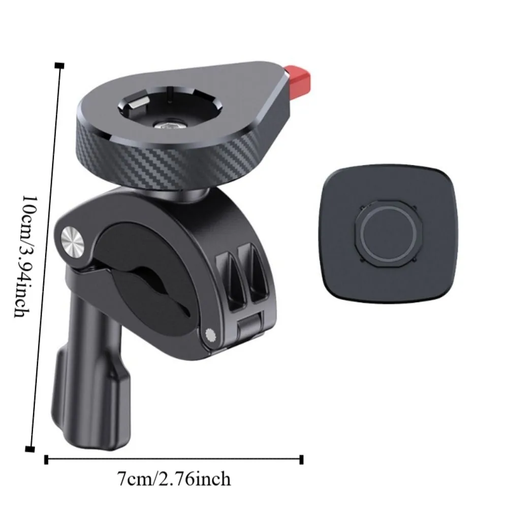 Bicycle Handle Bar Motorcycle Phone Holder Bracket Holder Quick Lock Rearview Mirror Phone Mount Widely Applicable