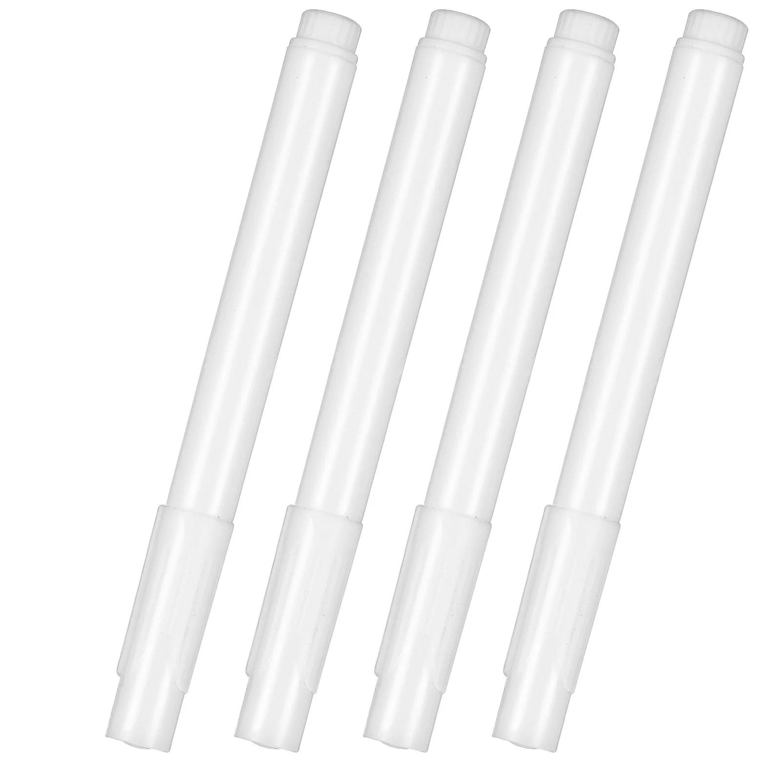 

4Pcs White Liquid Chalk Markers Smooth Writing Fine Tip Erasable Pens for Glass Paper Blackboard Crafts White Chalk Markers