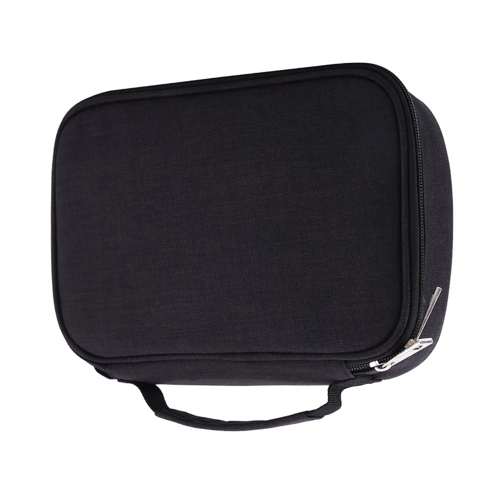 Schwarz/Blau/Lila Federmäppchen Multifunktional Große Kapazität Stiftetui 72 Fächer Polyester Federtasche Organizer