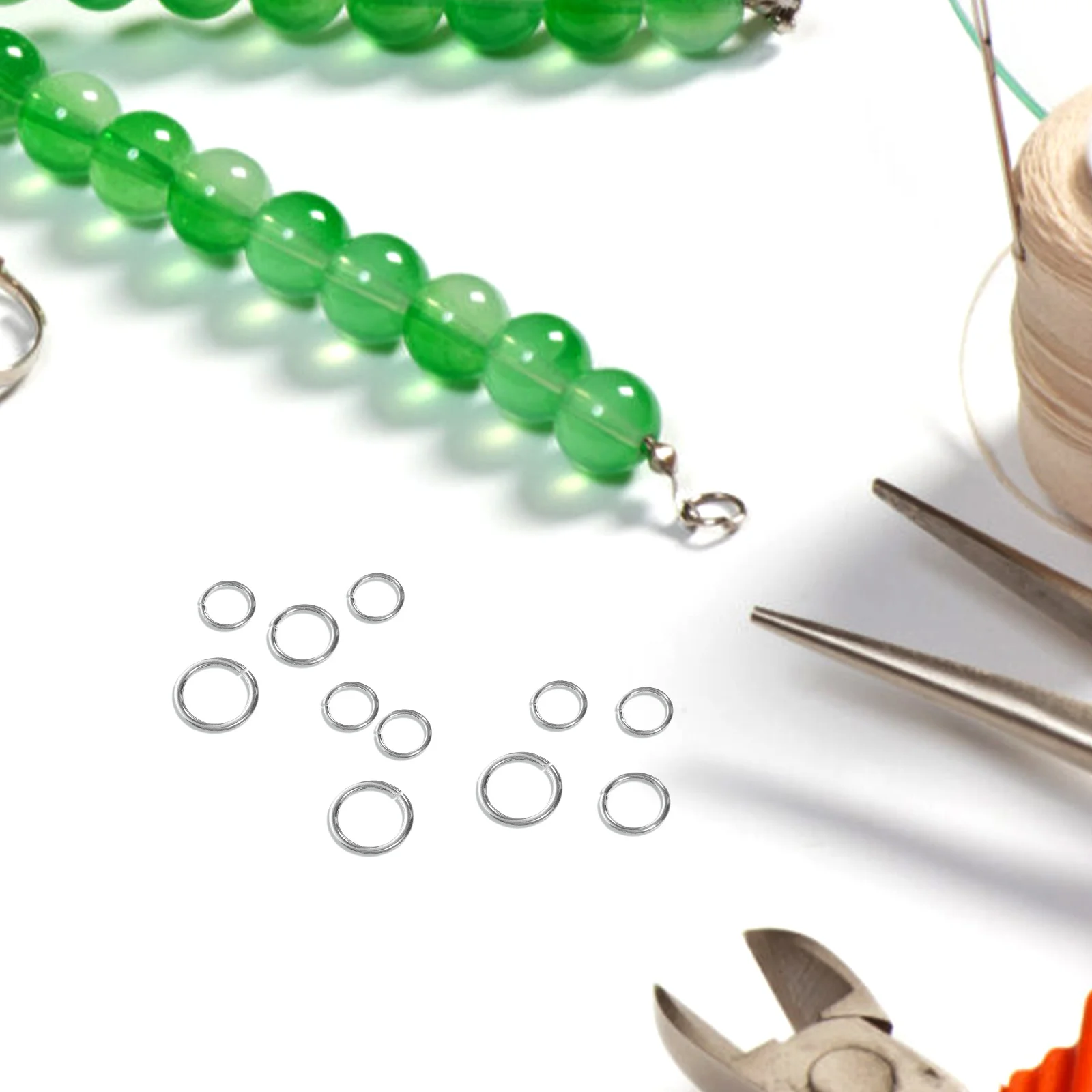 

Sterling Silver Jump Rings 3 Bags High Quality Findings Necklace Bracelet DIY Craft Jewelry Making Supplies Connectors Round