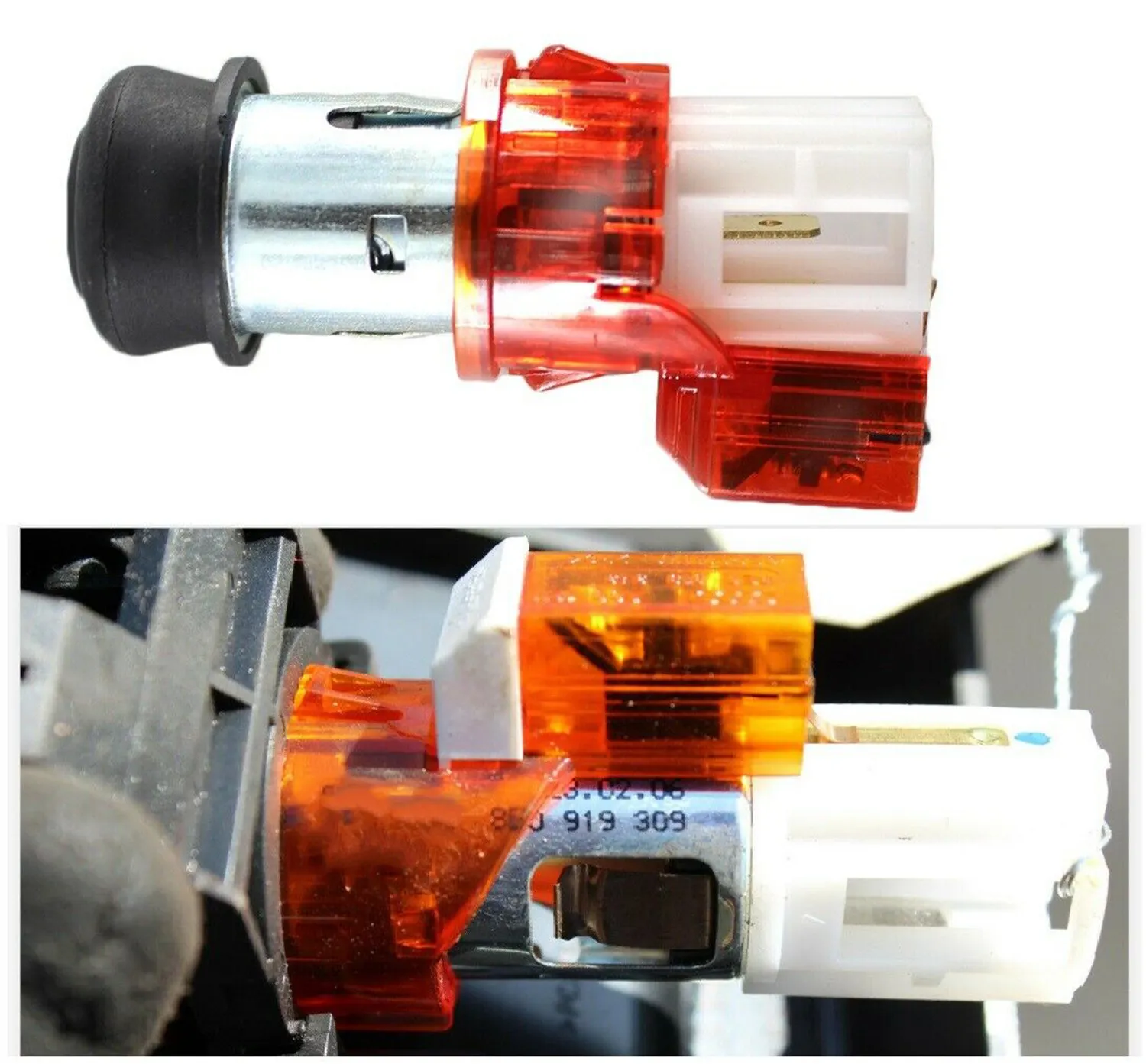 

1PC 12V SOCKET Cigarette Lighter Assembly for Audi A4 A5 A6 A8 Q7 8K0919343 8E0919309 Car Engine Replacement Parts