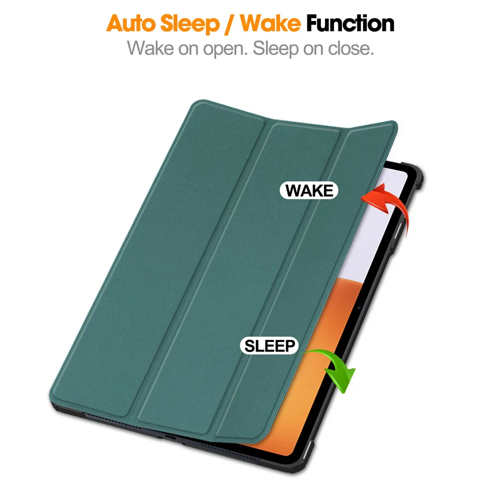 Tri-fold Hard Shell Tablet Case for Xiaomi Pad 7S Pro 12.5 with Auto Wake Function Compatible with Xiaomi Pad 7S Pro 12.5inch