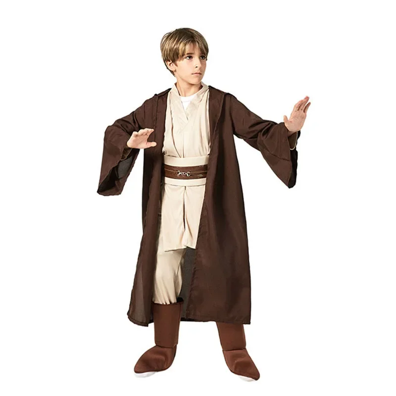 Rey costume cosplay kids Jedi warrior Obi Wan Kenobi black soldiers storm troopers The Force awakes girls fancy dress
