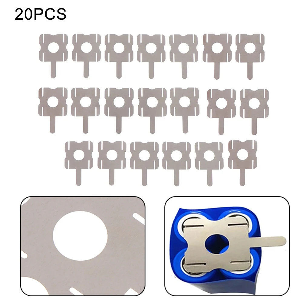 20pcs Spots Welding Nickel Plates Battery Plating Nickle Sheet For Makitas Power Tool Battary Nickel Plated Steel Strap Strip