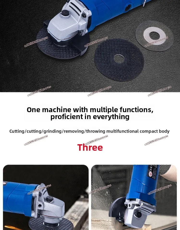 Mini Small Angle Grinder Adjustable Speed Small Cutting Machine Tile Micro Grinder